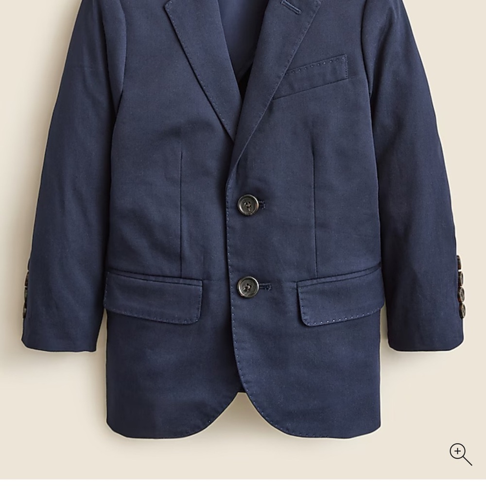 Crewcuts boys Ludlow chino Navy Blue Blazer